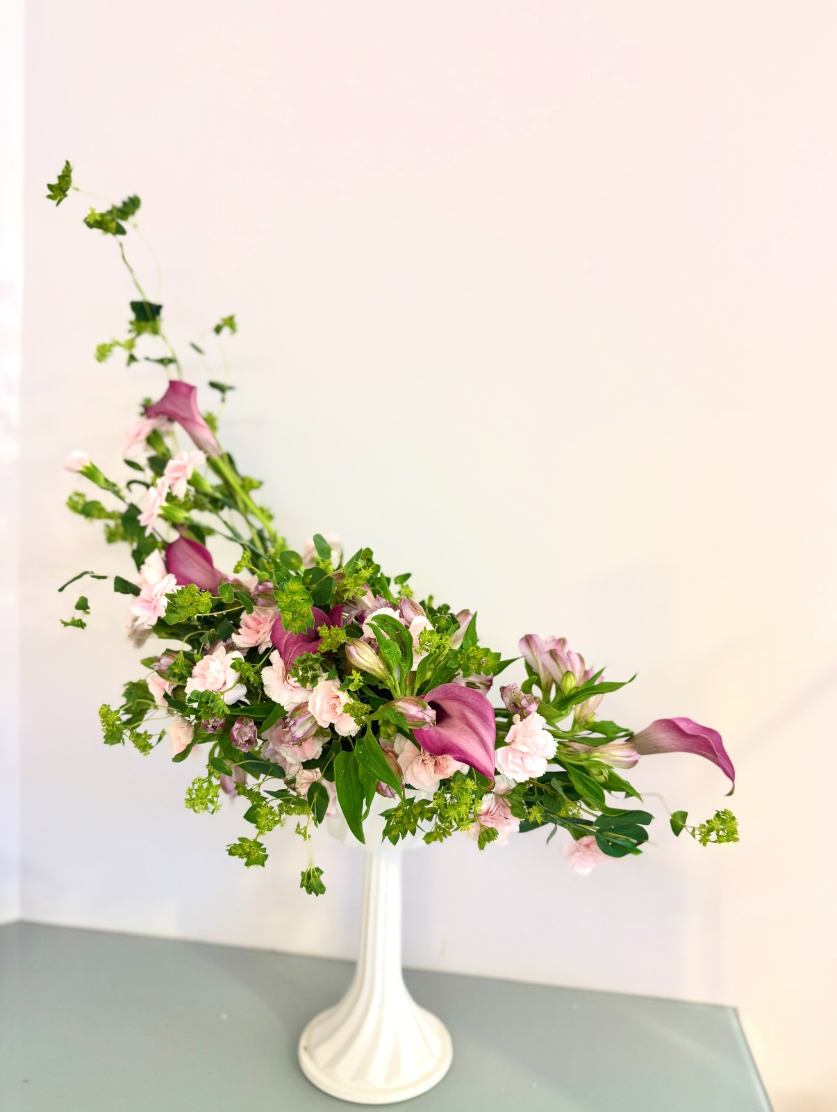 6月8日美式花藝班--彎月型